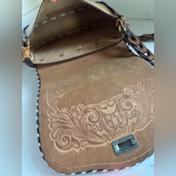 Vintage‎ Miss Tony Lama leather western Diana bag - Picture 13 of 15